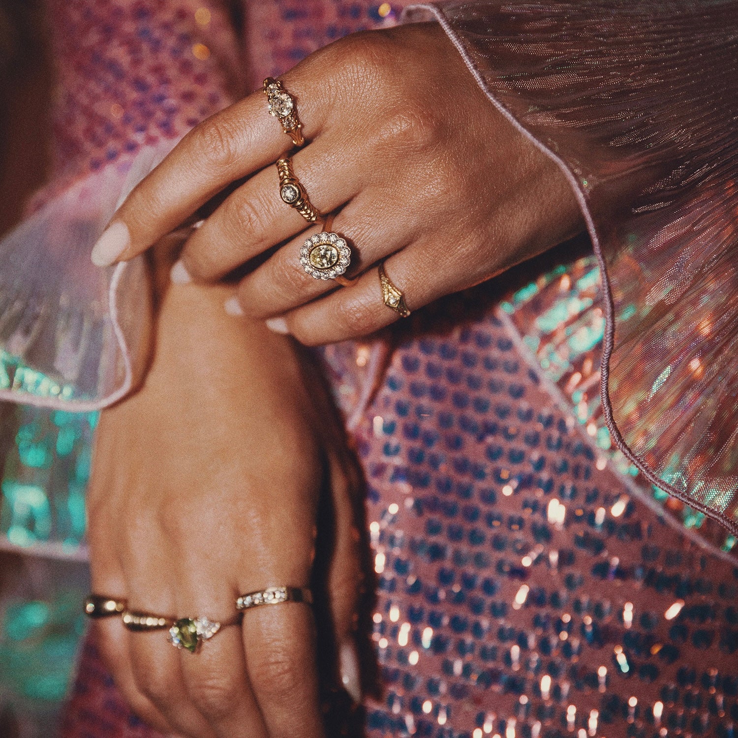 18ct gold bezel set diamond ring