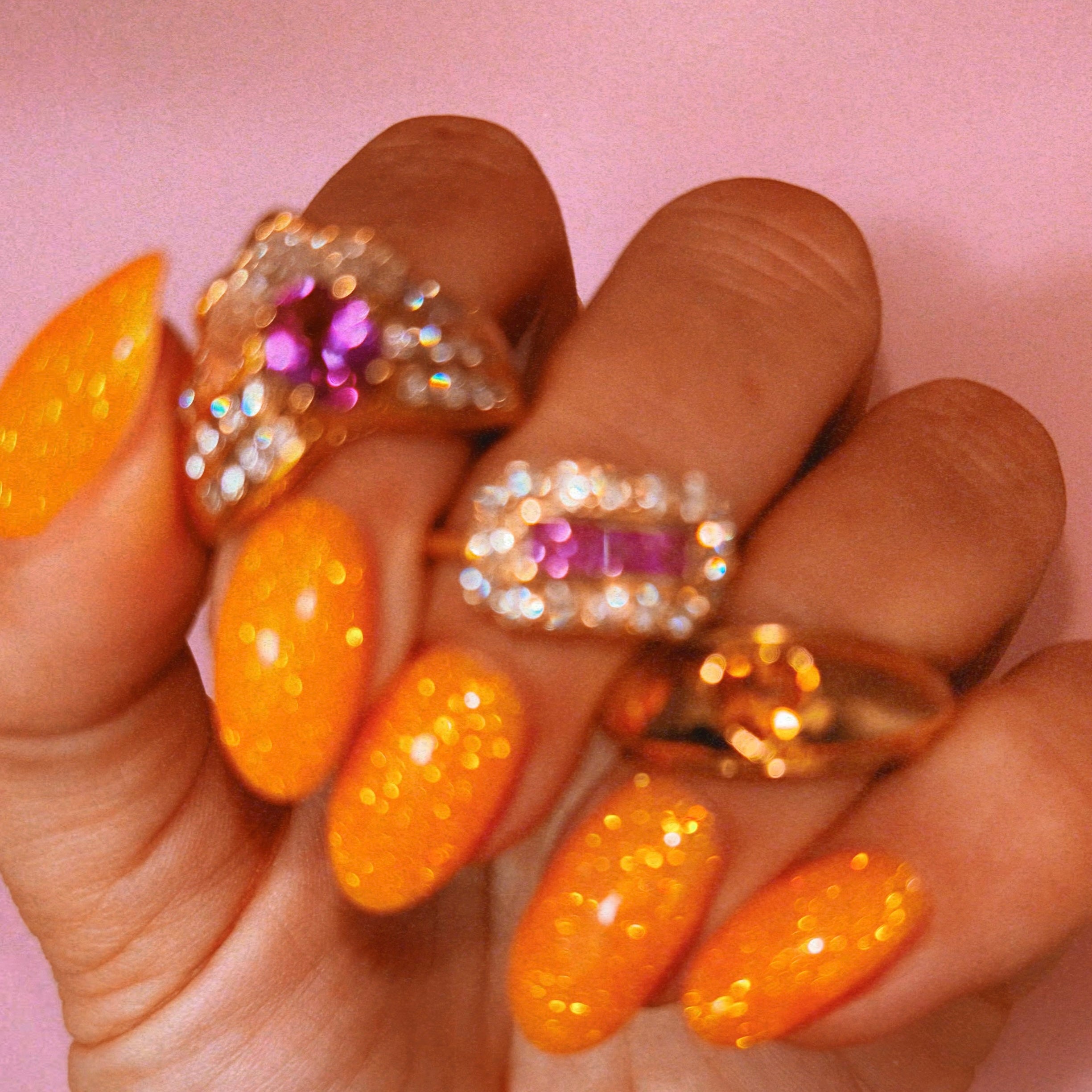 14ct gold heart shaped citrine signet ring