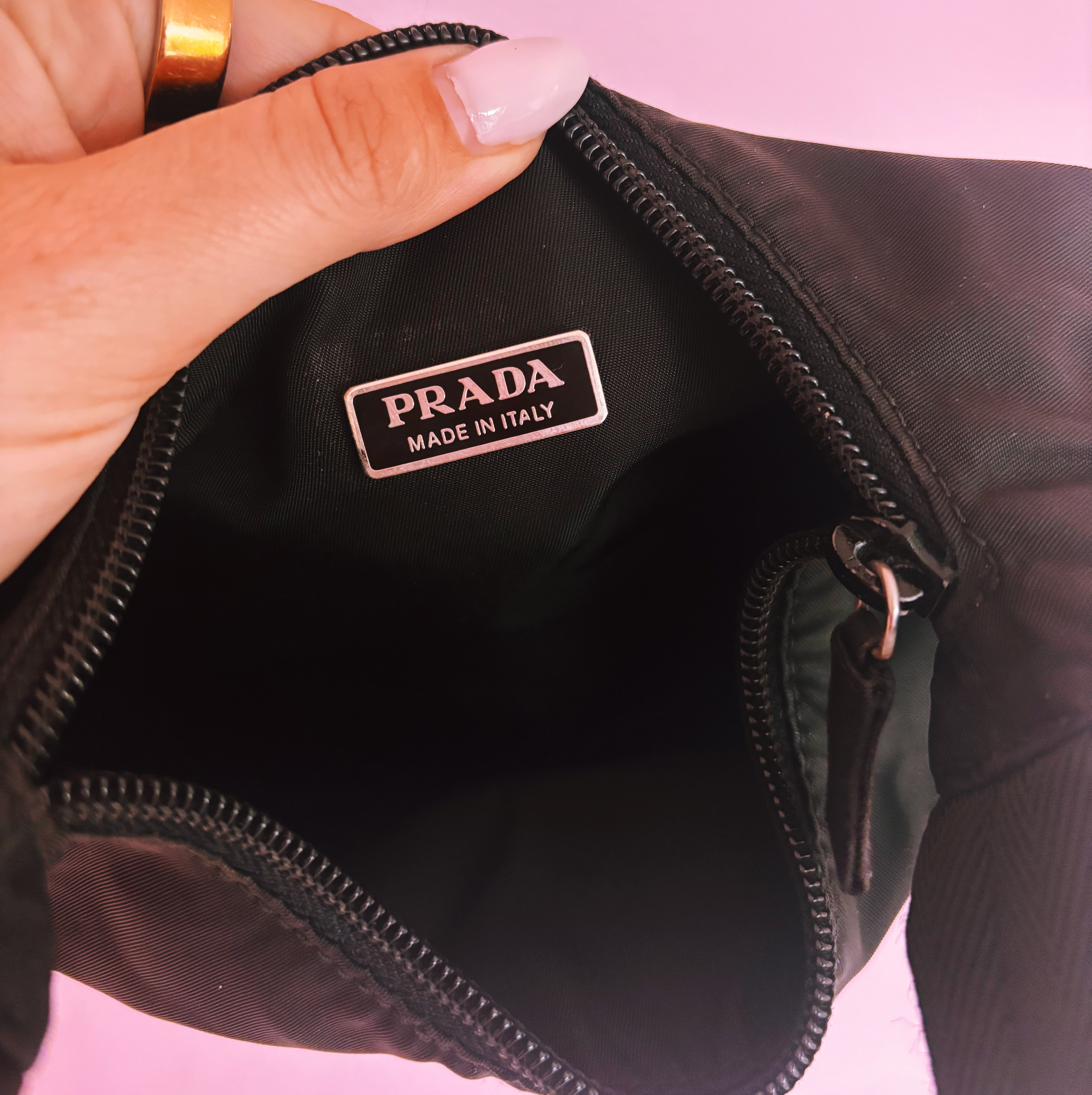 Prada black shoulder bag