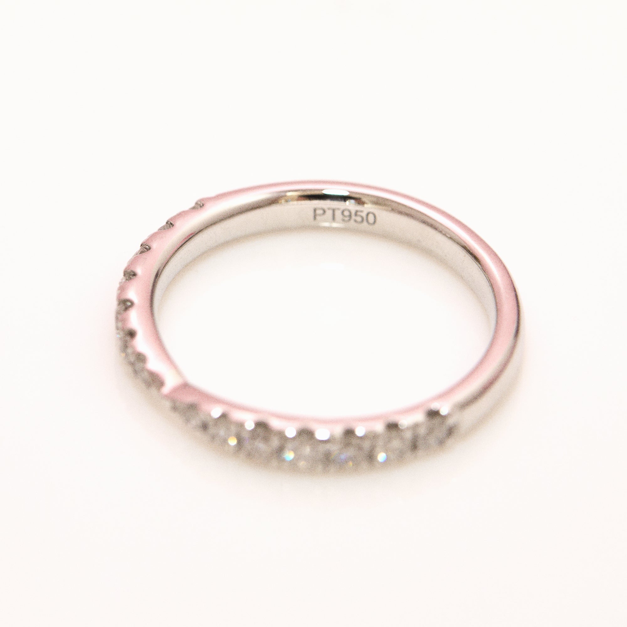 Platinum 0.40ct harmony diamond eternity ring (made to order)