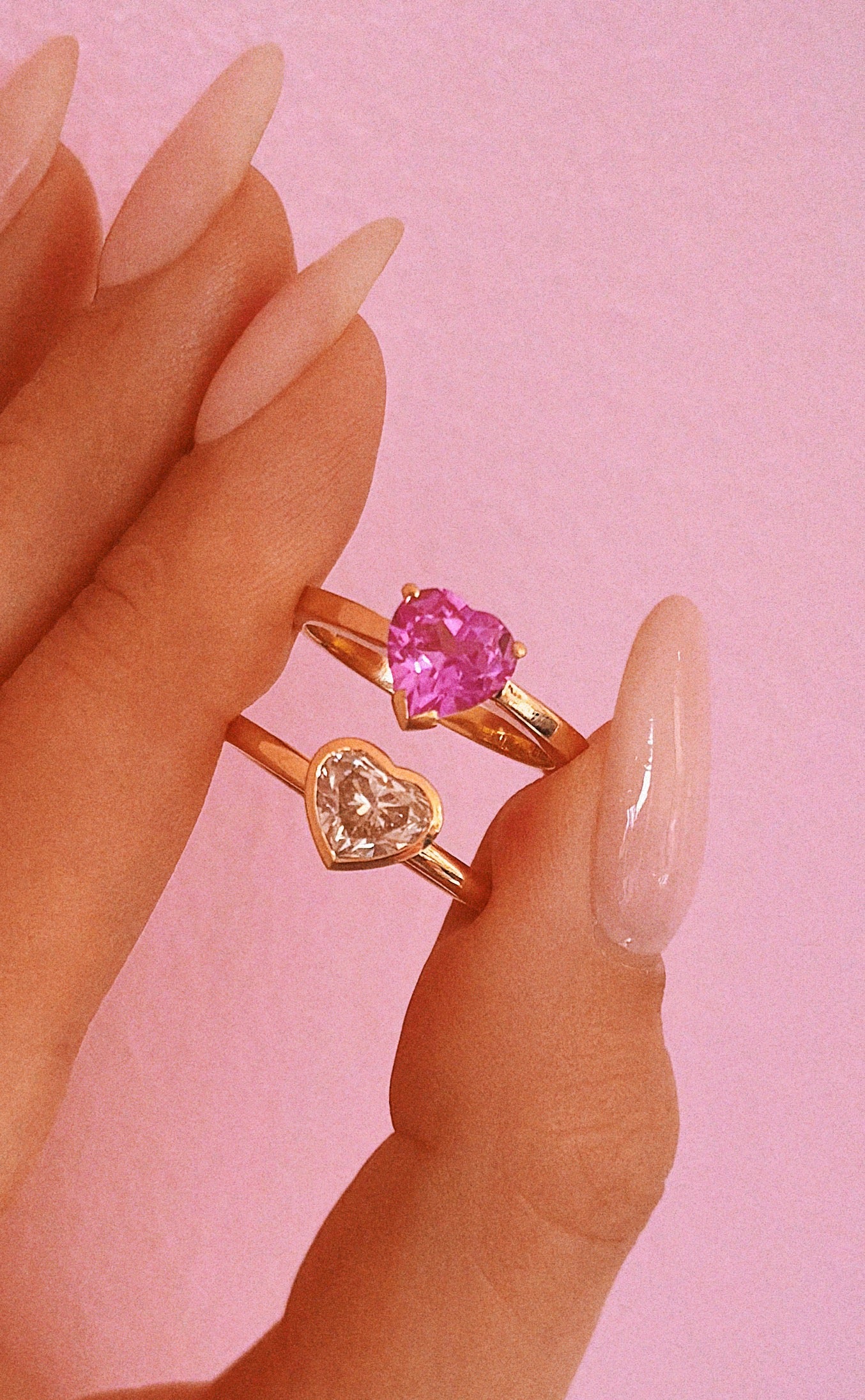 18ct gold bezel set 1.07ct heart-shaped diamond ring