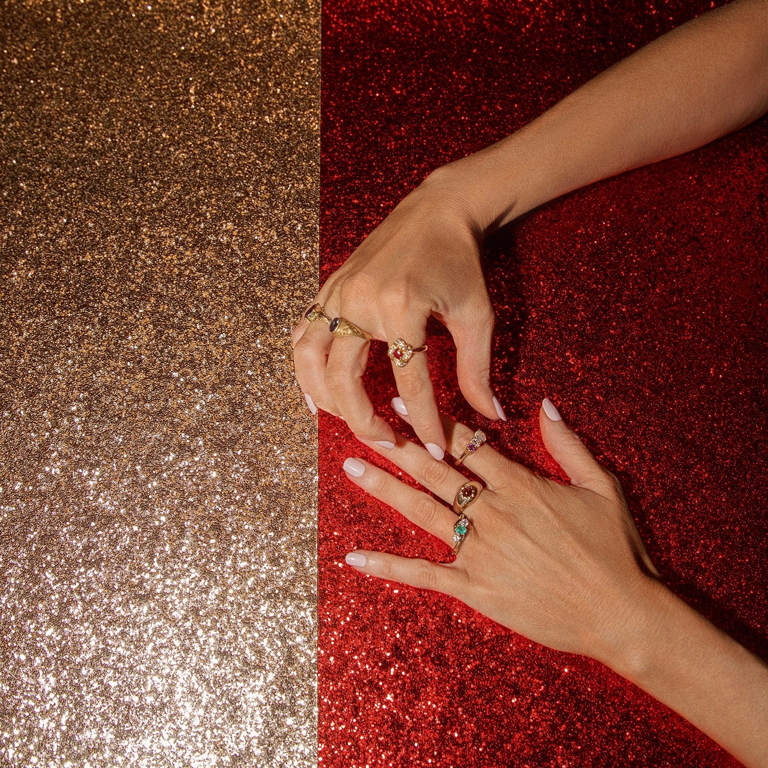 9ct gold round vintage signet ring (suitable for engraving)