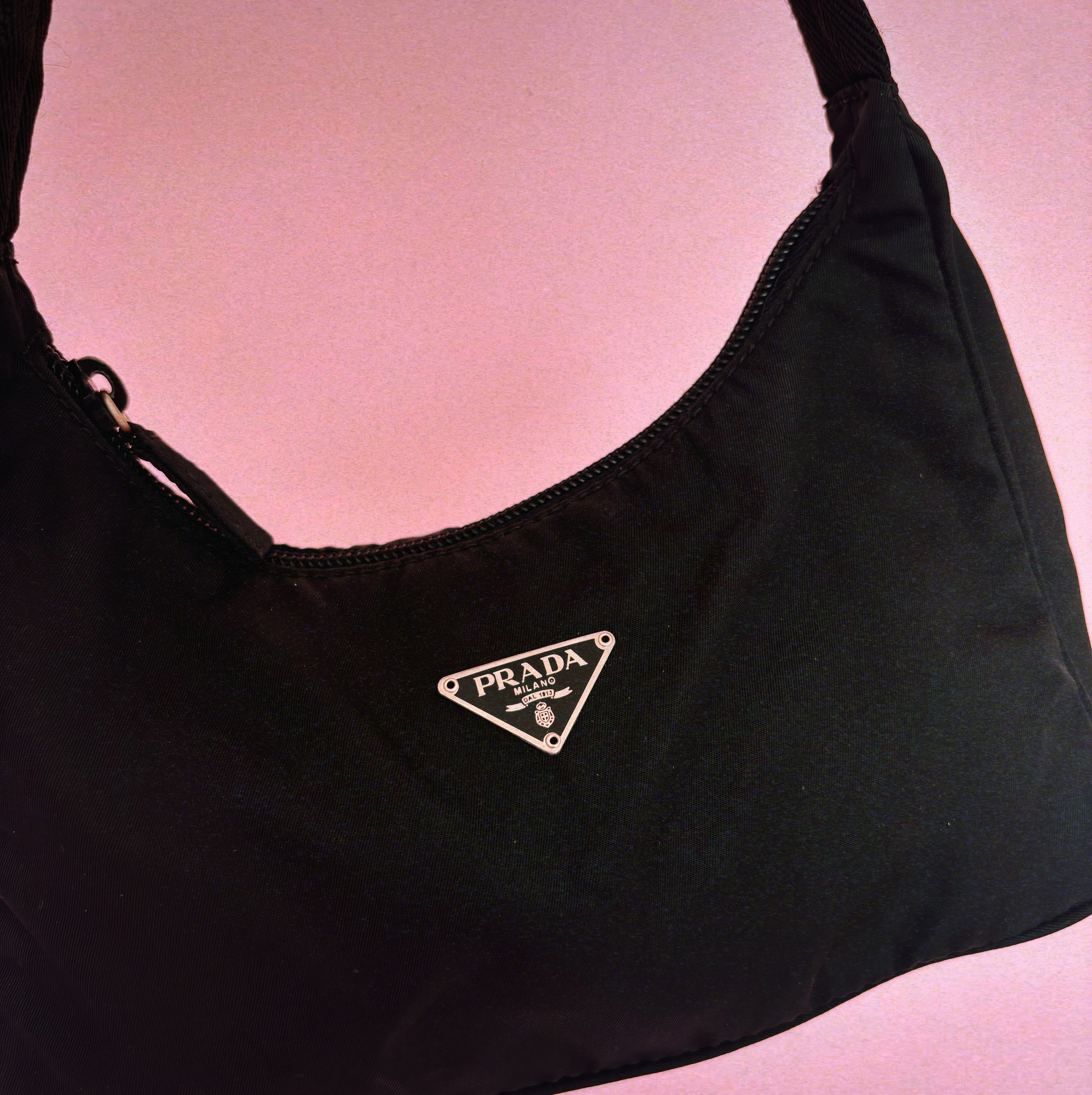 Prada black shoulder bag