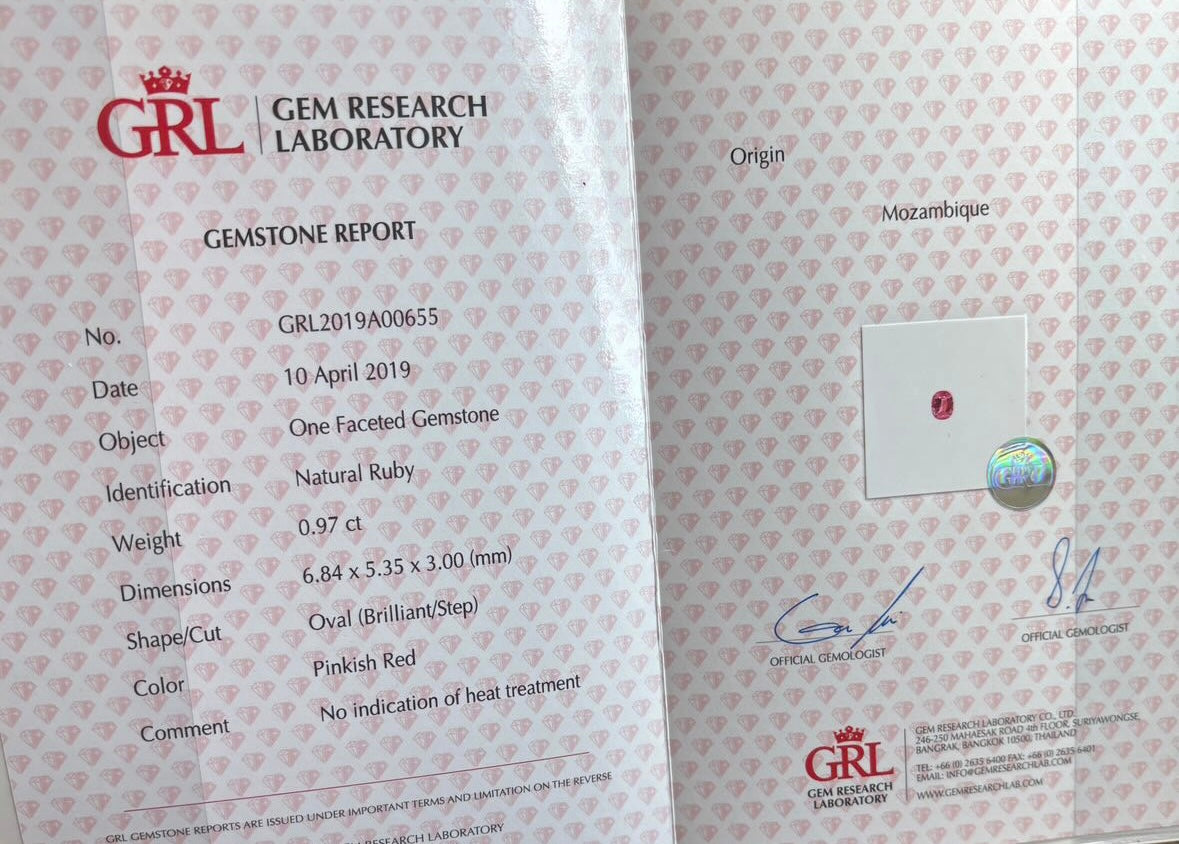 18ct gold 0.97ct ruby and diamond crown ring