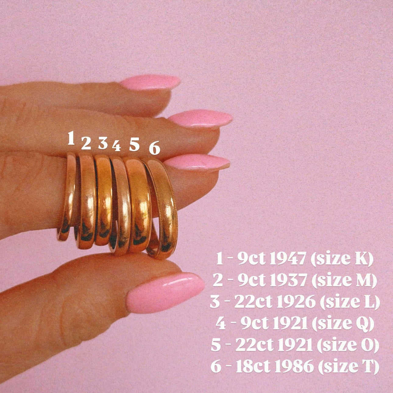 9ct gold band from 1937