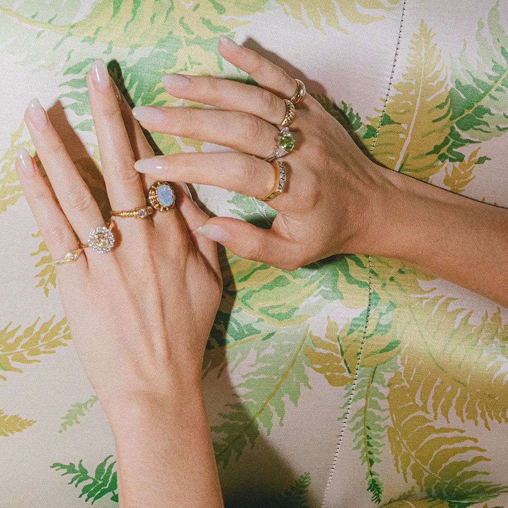 18ct gold bezel set diamond ring