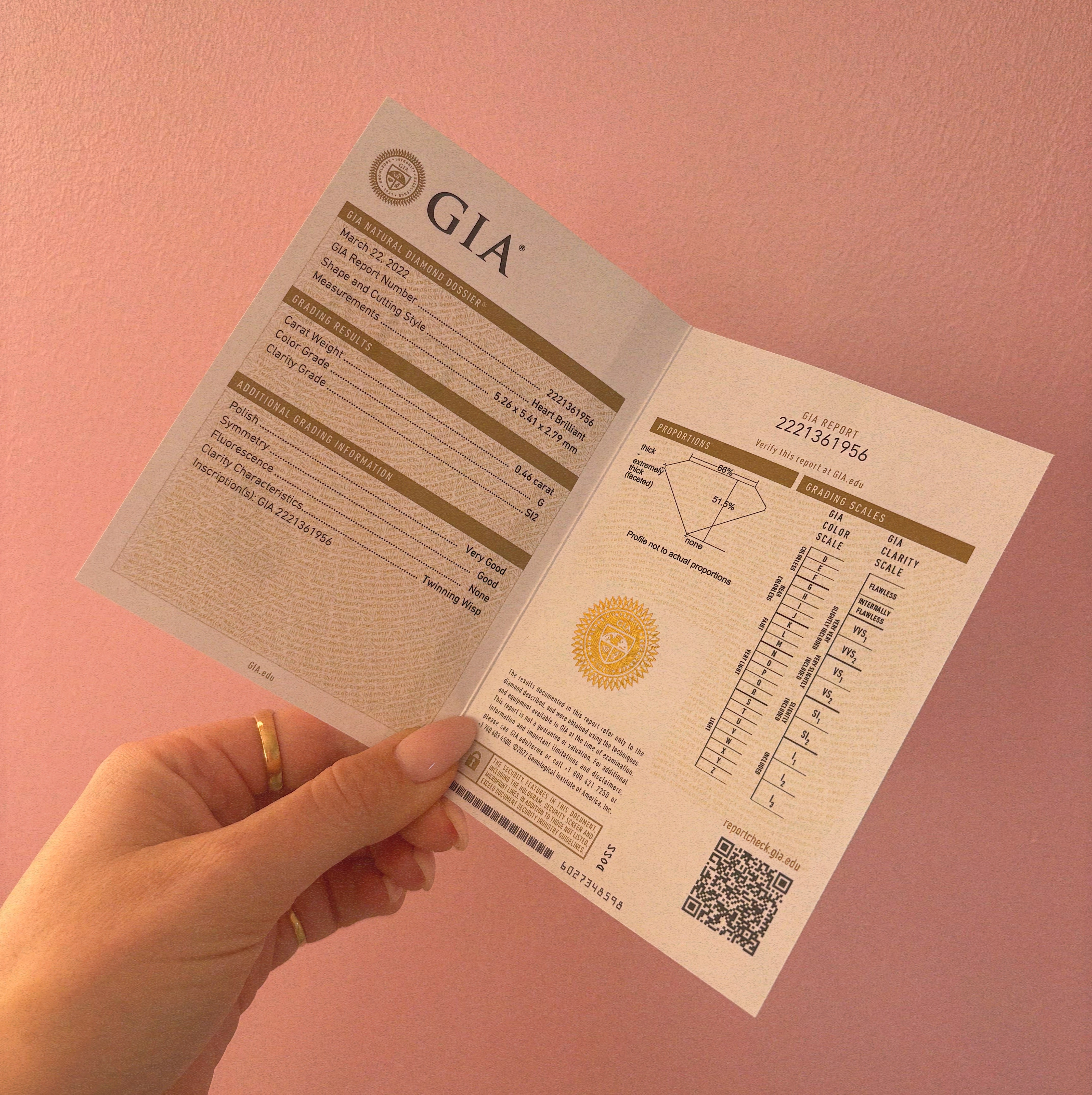 18ct gold ‘toi et moi’ 0.46ct heart-shaped diamond and 0.60ct pink sapphire ring (made to order)