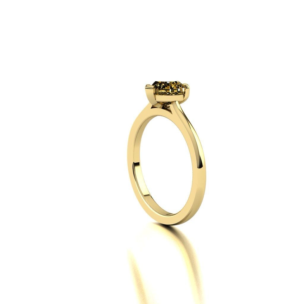 18ct gold 1.01ct heart-shaped diamond ring