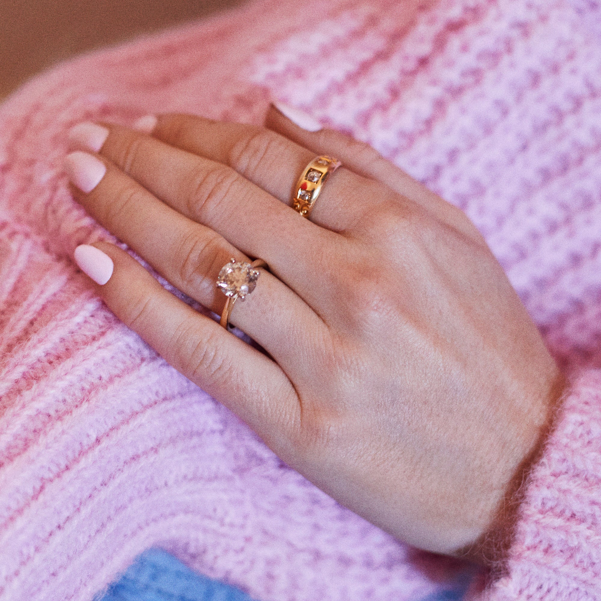 18ct gold 3ct diamond solitaire ring