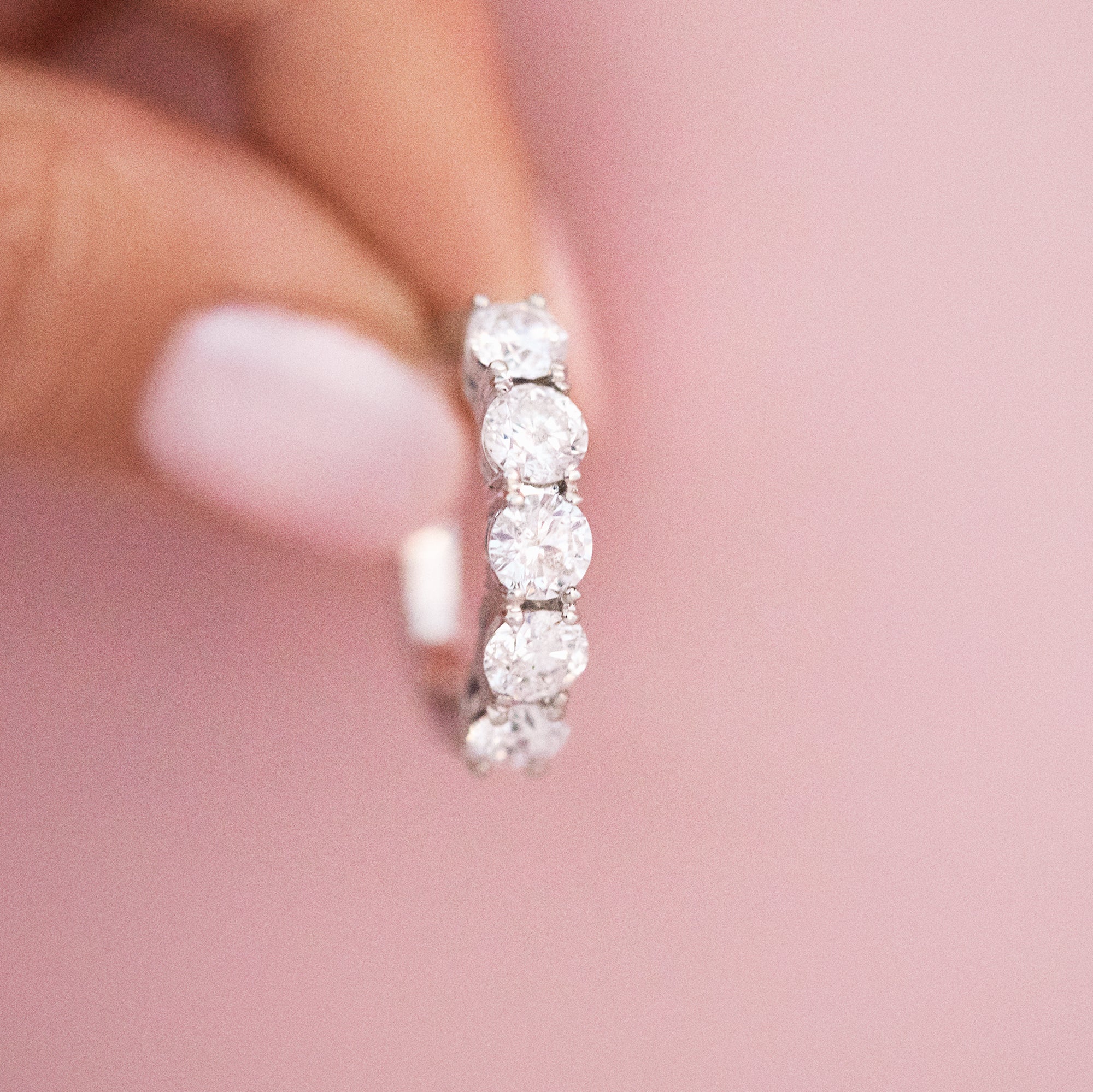 18ct white gold 2.0ct diamond ring (made to order)