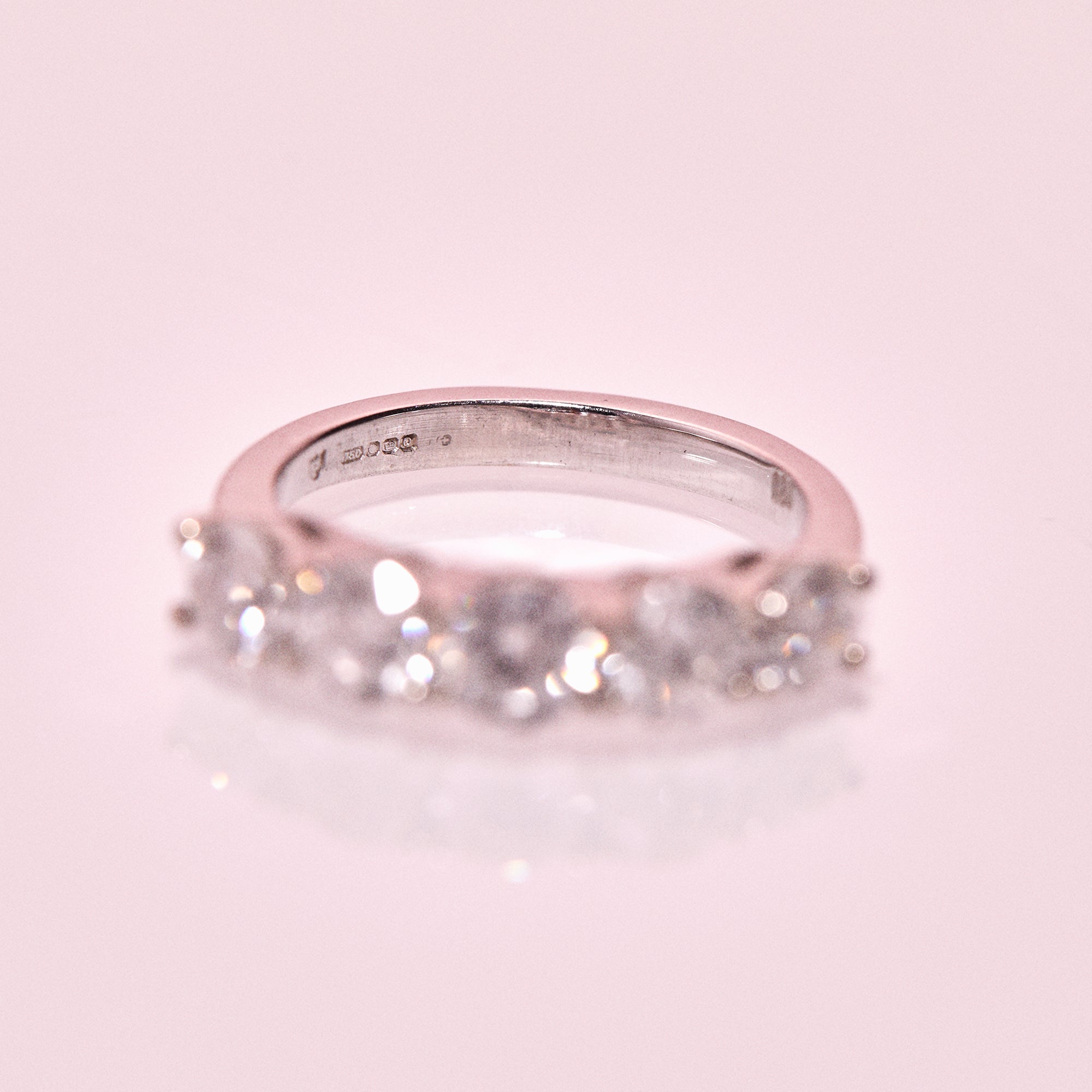 18ct white gold 2.0ct diamond ring (made to order)