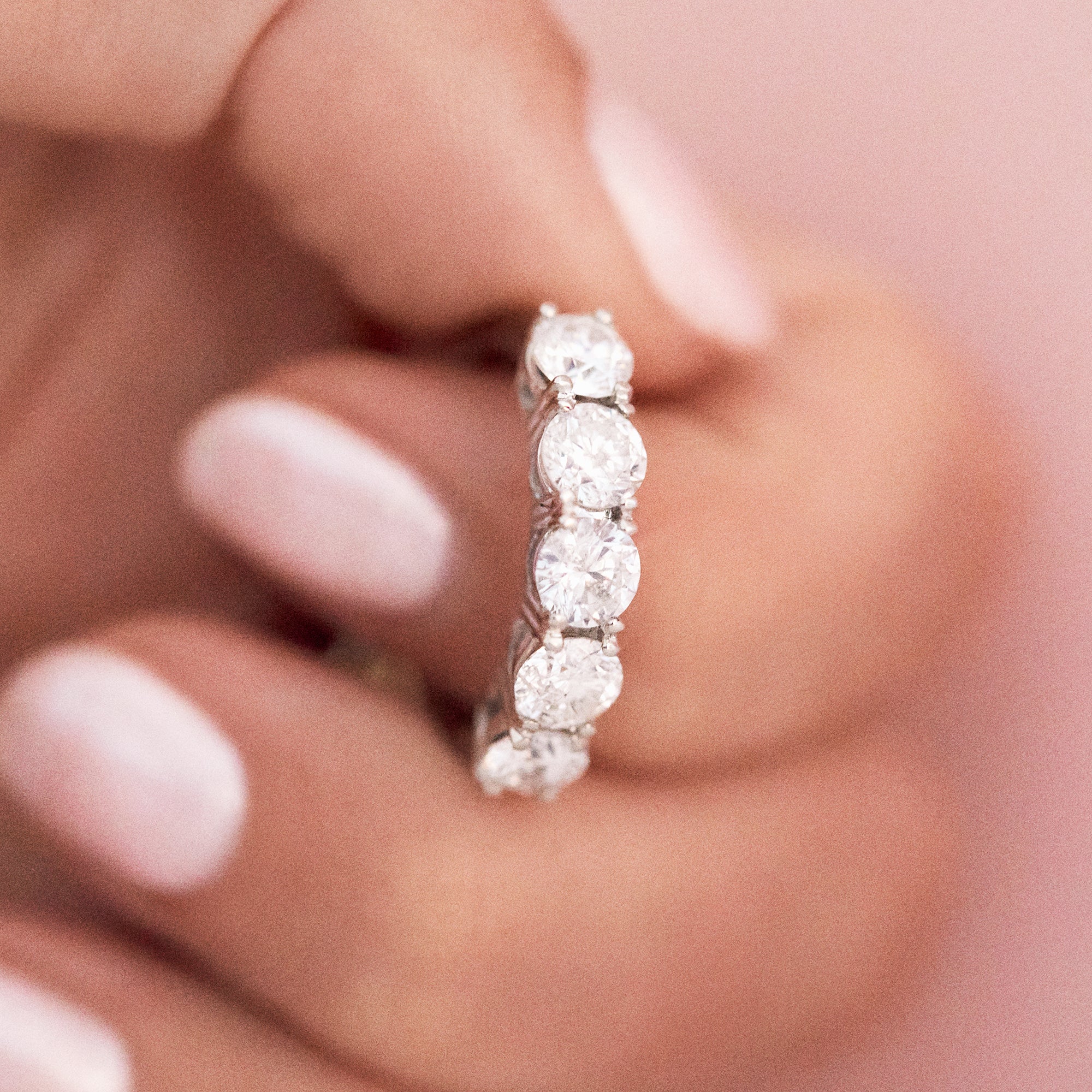 18ct white gold 2.0ct diamond ring (made to order)