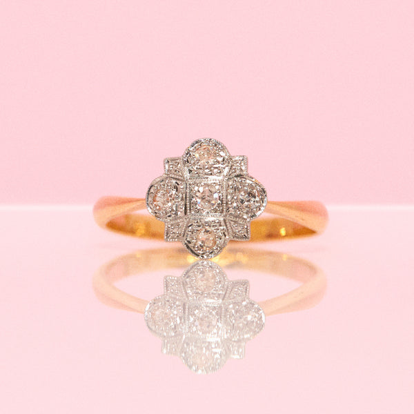 18ct gold diamond ring