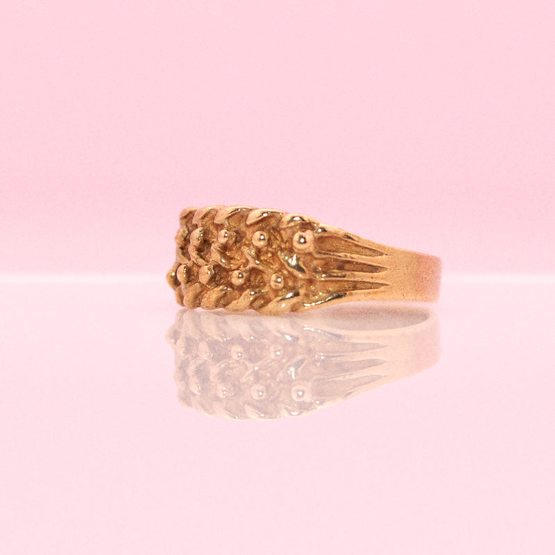 9ct gold keeper ring