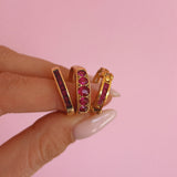 18ct gold ruby ring