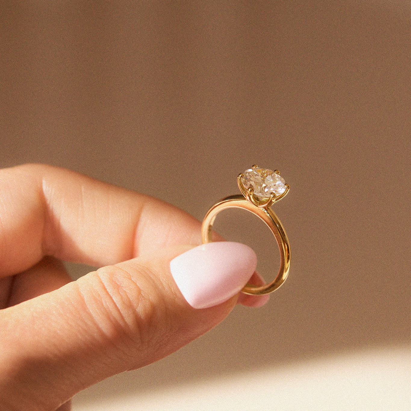 18ct yellow gold 1.56ct round brilliant cut diamond ring (currently being made)