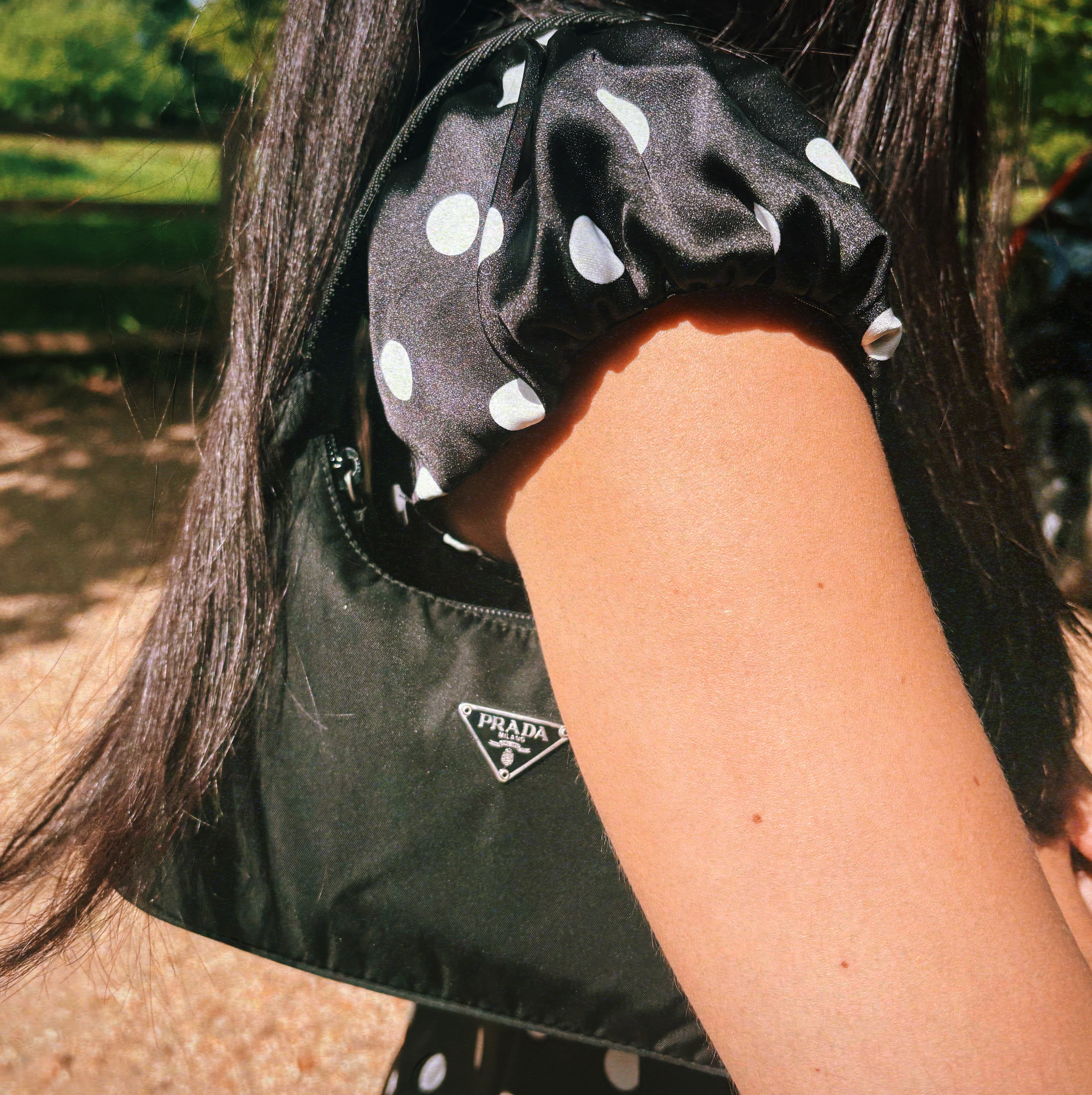 Prada black shoulder bag