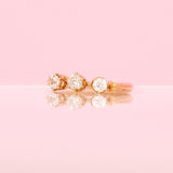 18ct gold old-cut diamond trilogy ring from 1916