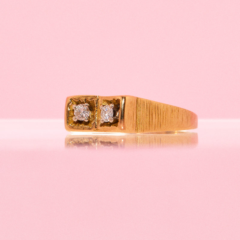 18ct gold diamond ring