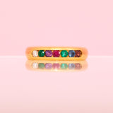 18ct gold ‘DEAREST’ ring