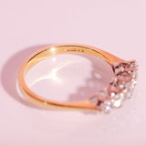 18ct gold ring set with diamonds