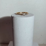18ct gold diamond trilogy ring