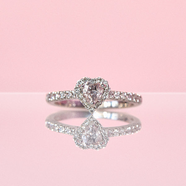Pink Ombre Solitaire Engagement Ring – Kris Averi